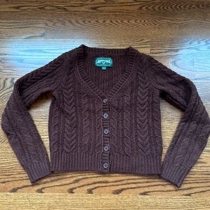 NEW!! American Eagle brown button up cardigan/sweater